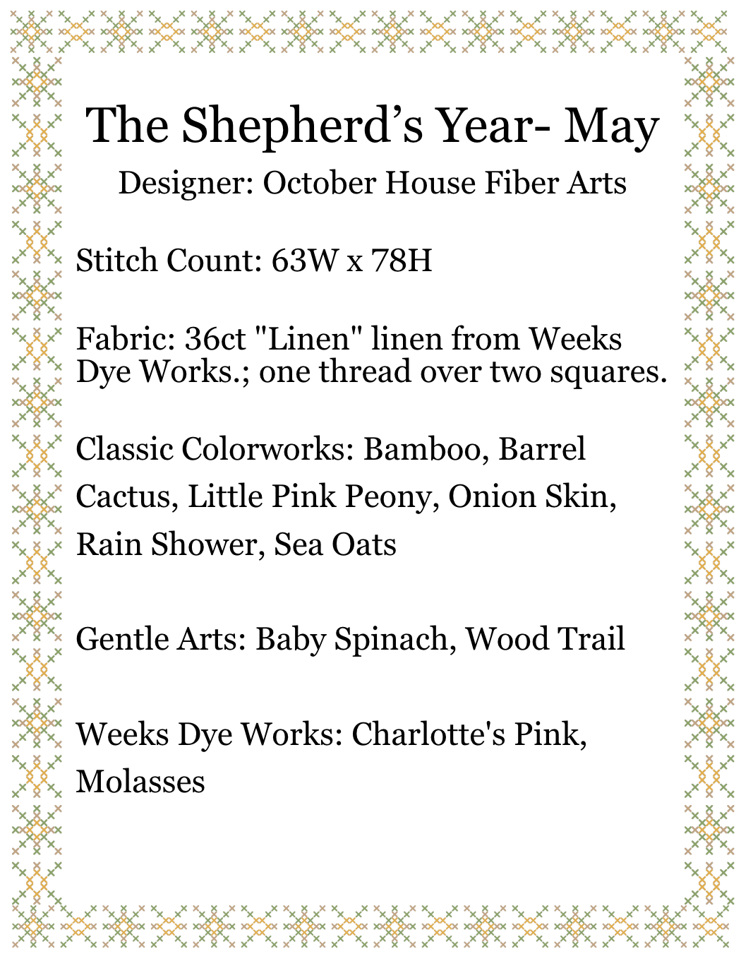 The Shepherd's Year - May