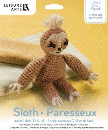 Sloth: Make a Little Friend Crochet Kit