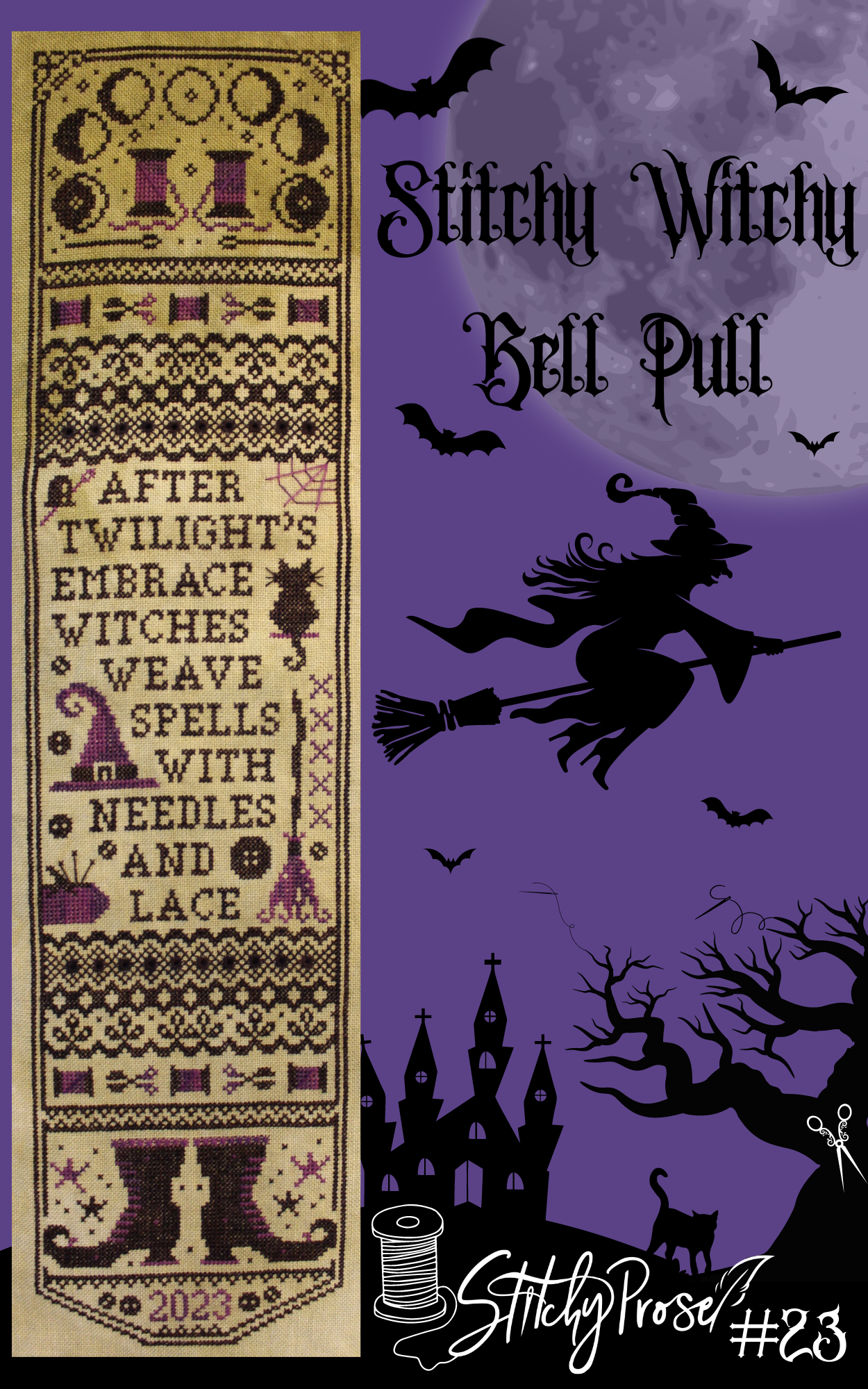 Stitchy Witchy Bell Pull