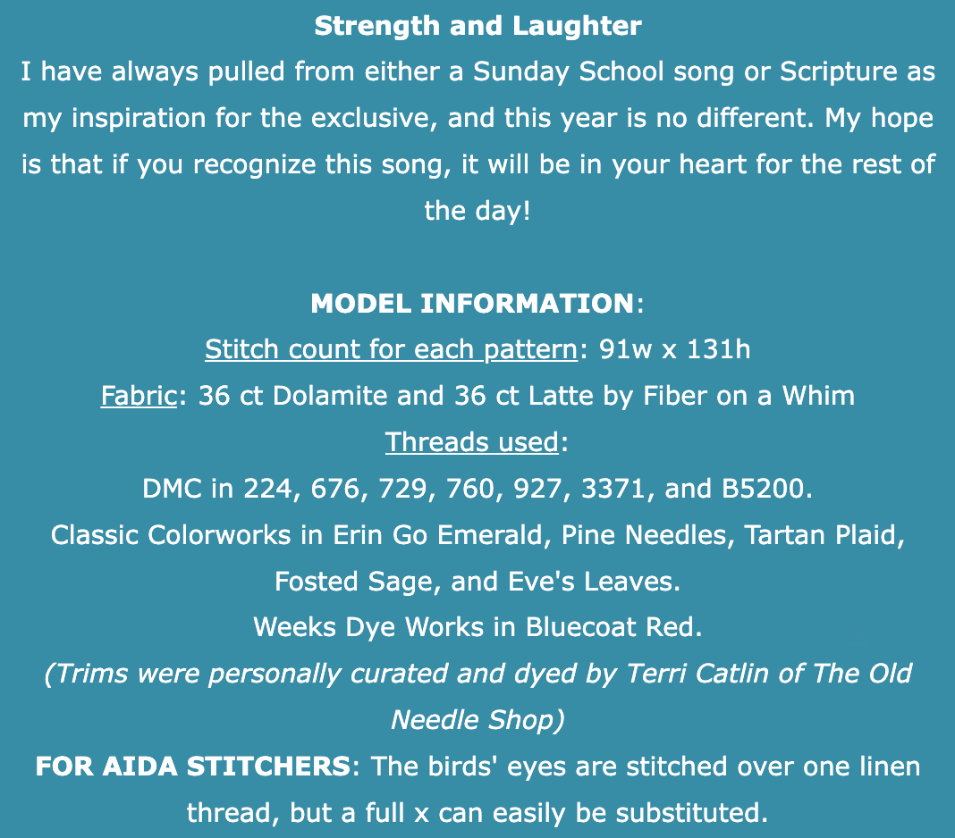 Strength and Laughter