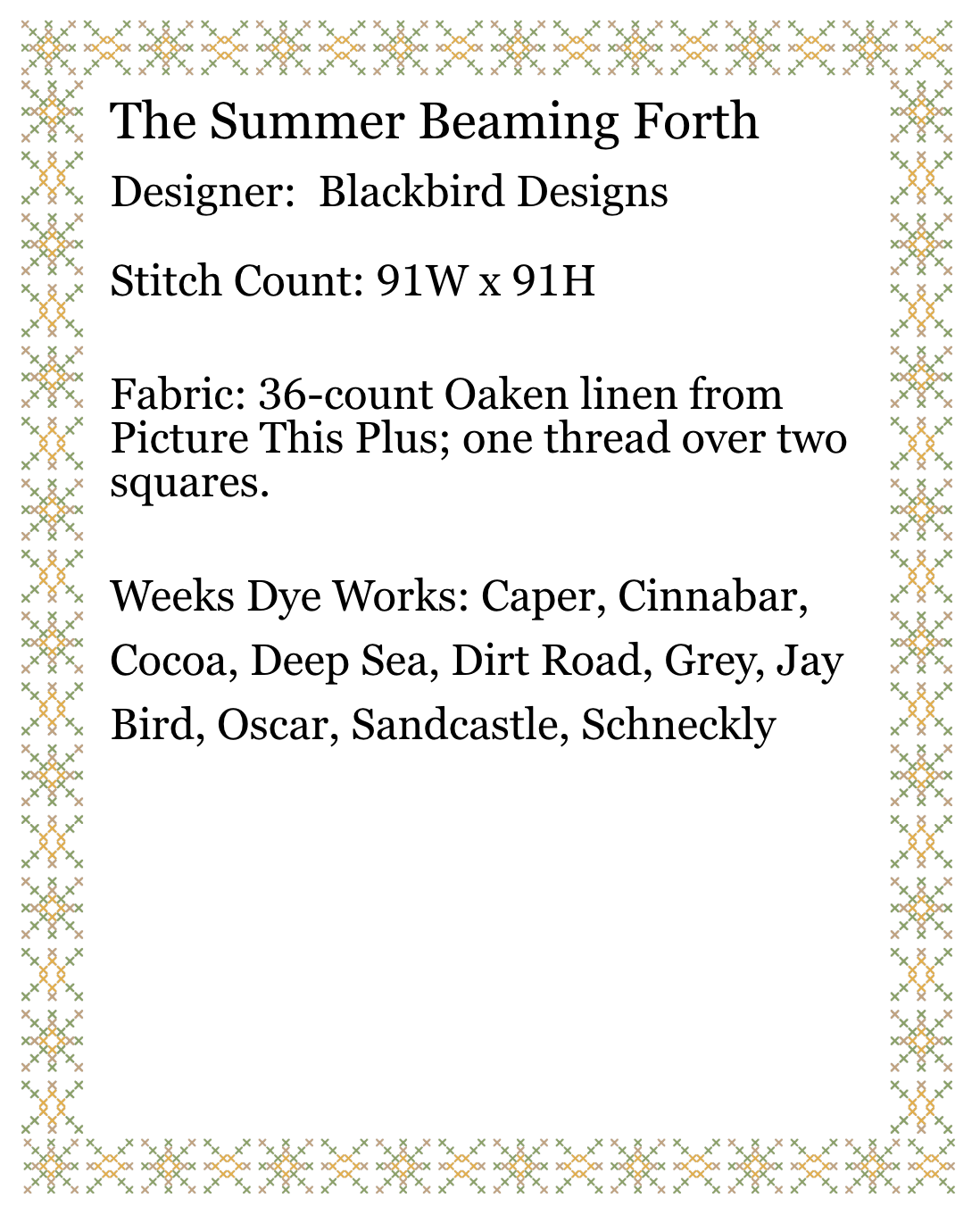 The Summer Beaming Forth