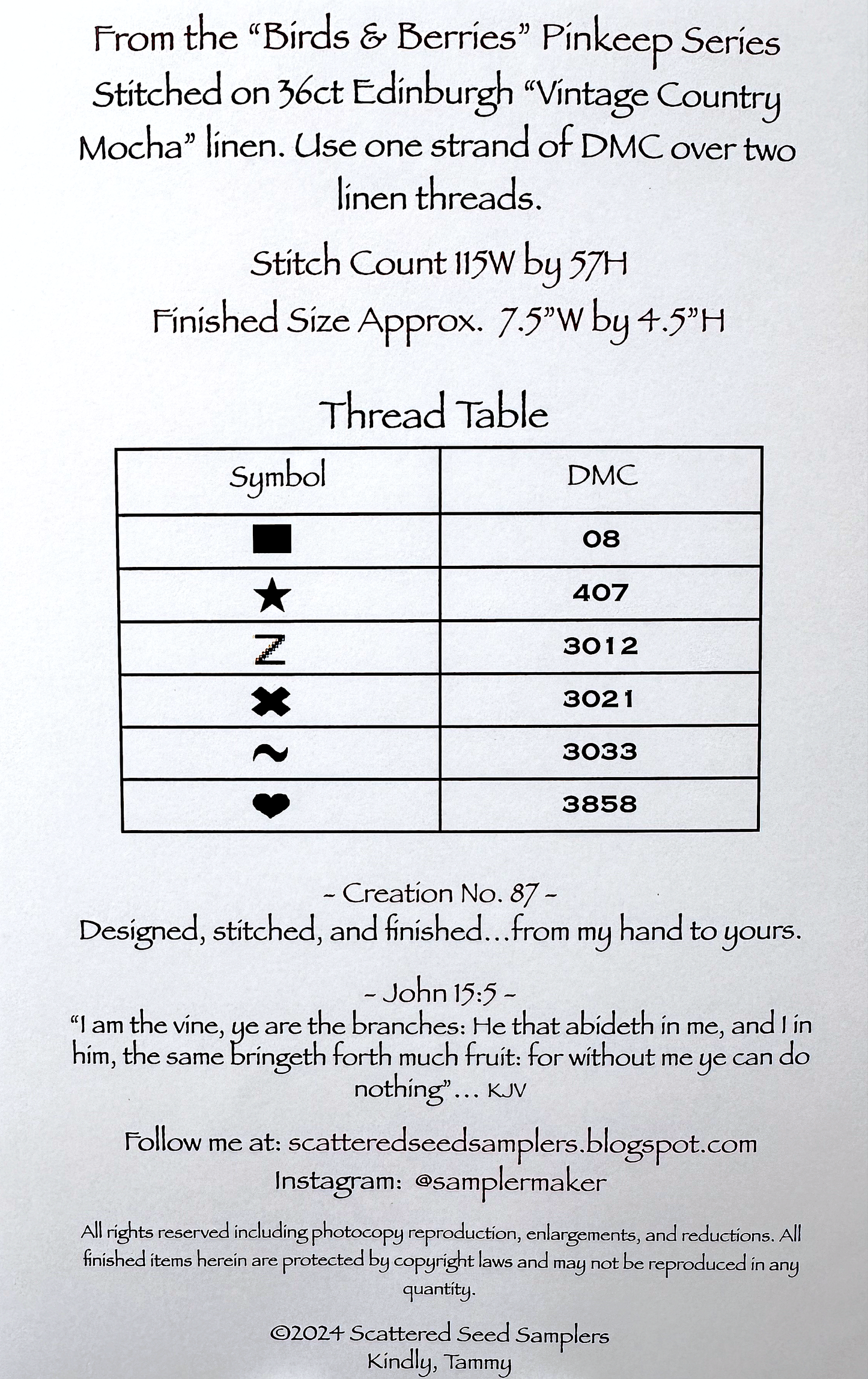 Sweets of the Vine Pinkeep