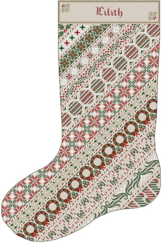 Twisted Christmas Stocking