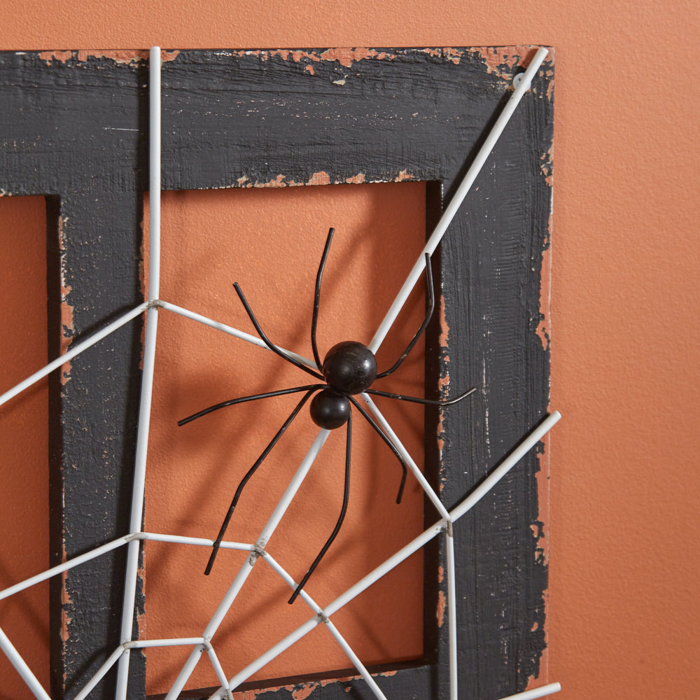 Spider Web Window Wall Decor