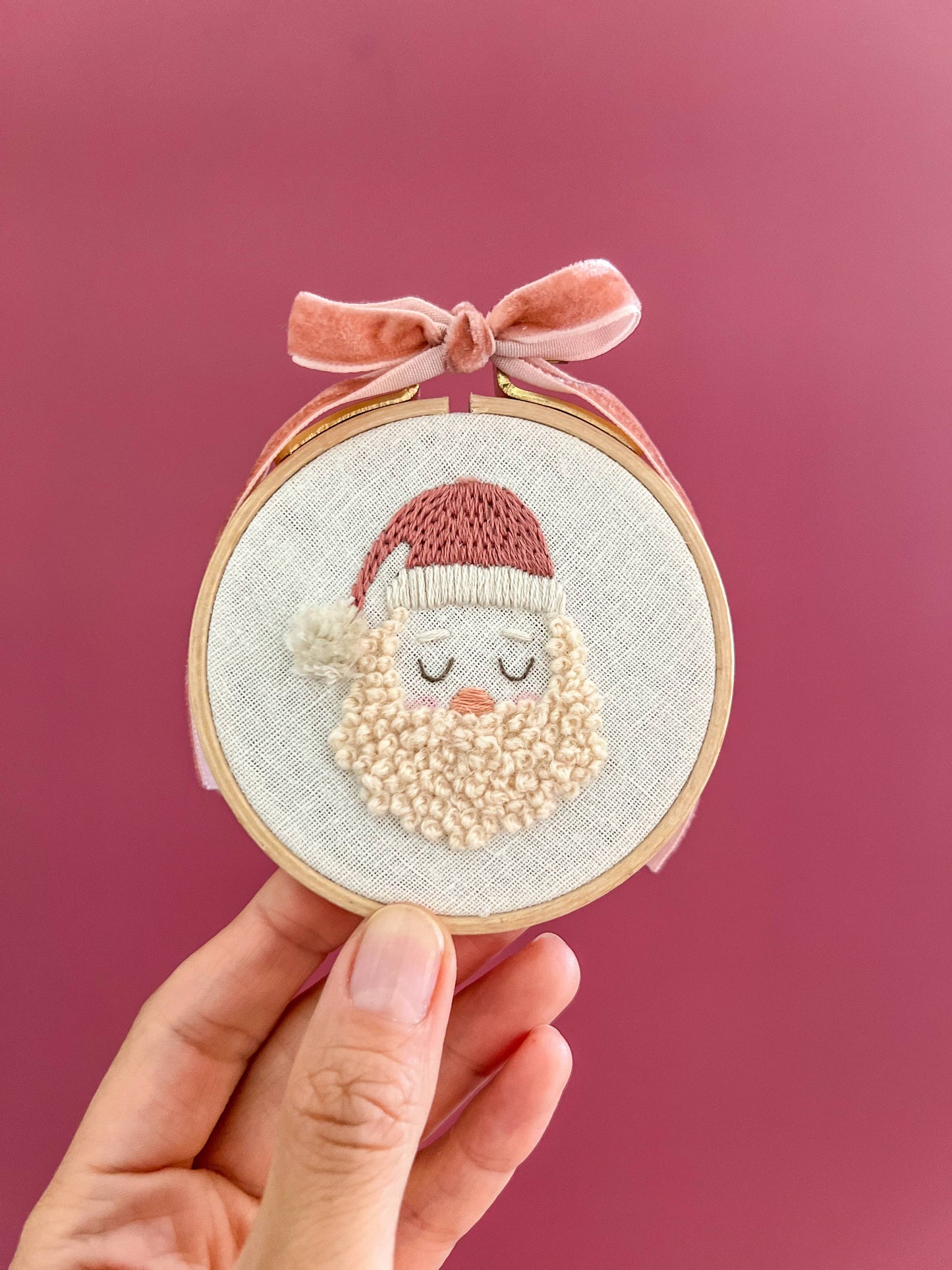 Santa Baby Embroidery Kit
