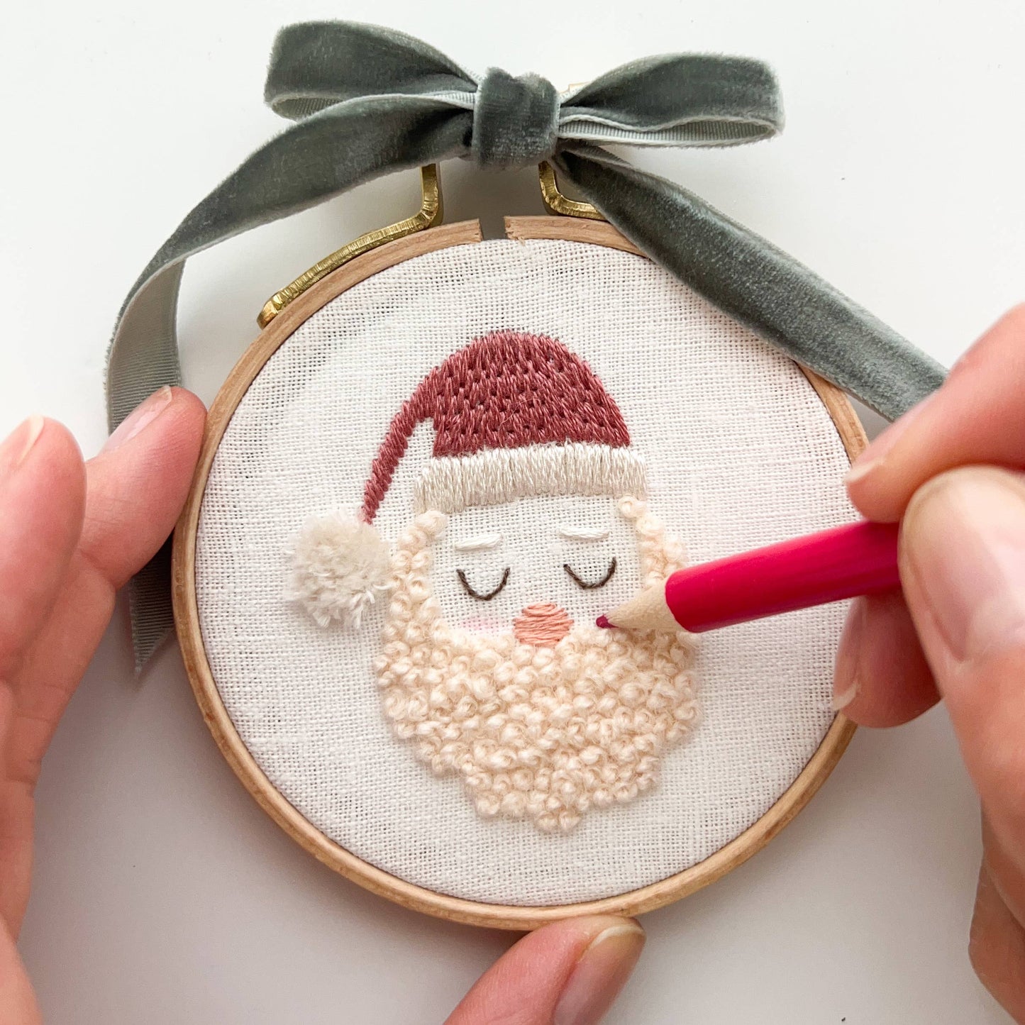 Santa Baby Embroidery Kit