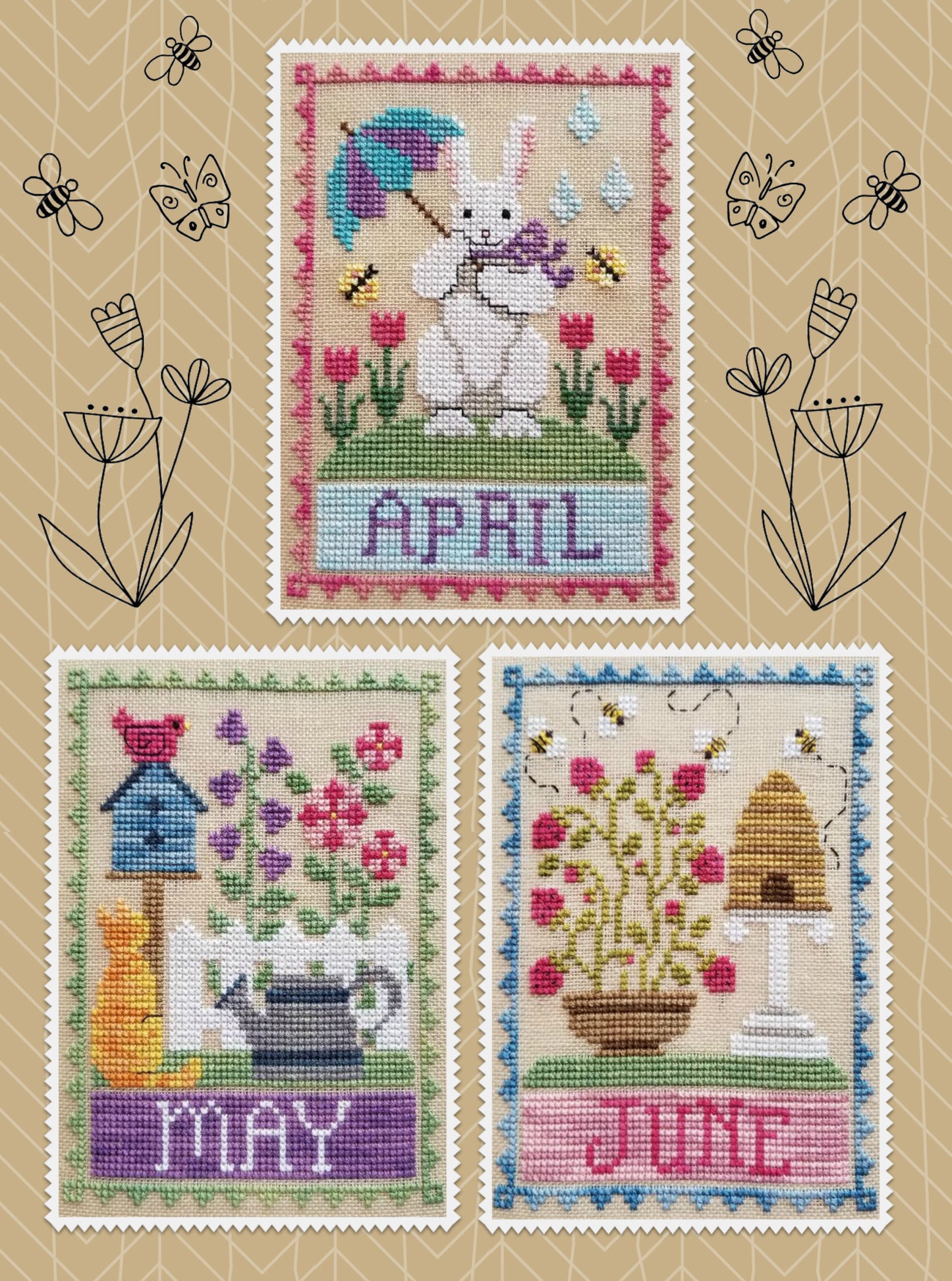 Monthly Trios: Apri, May, June