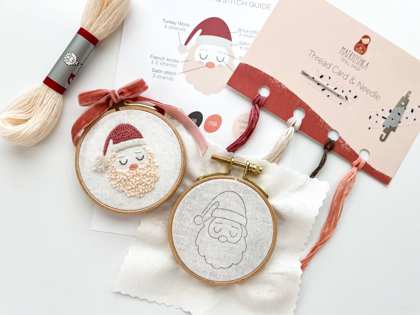Santa Baby Embroidery Kit