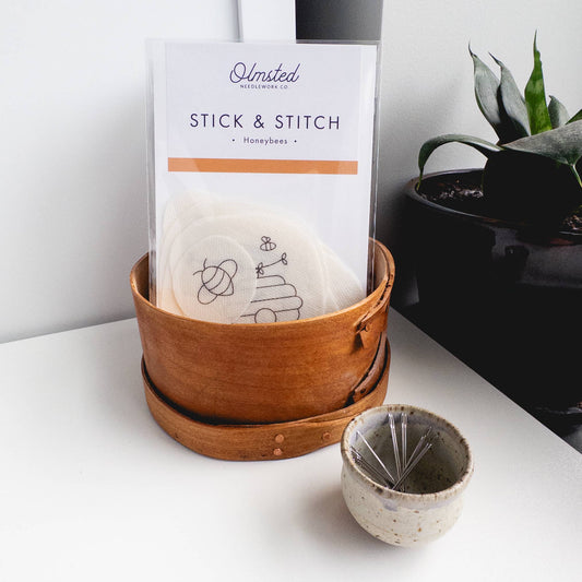 Stick and Stitch Bee Embroidery Patterns