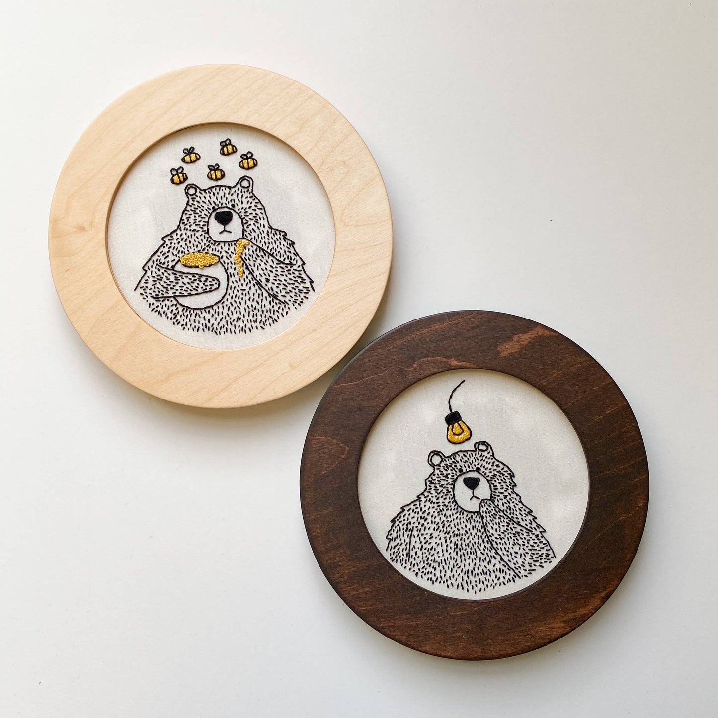 Modern Embroidery Hoop Frame for 5" Hoops