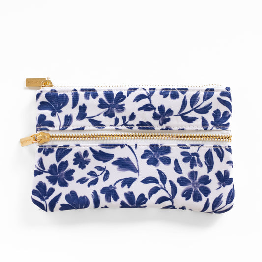 Porcelain Floral Pouch