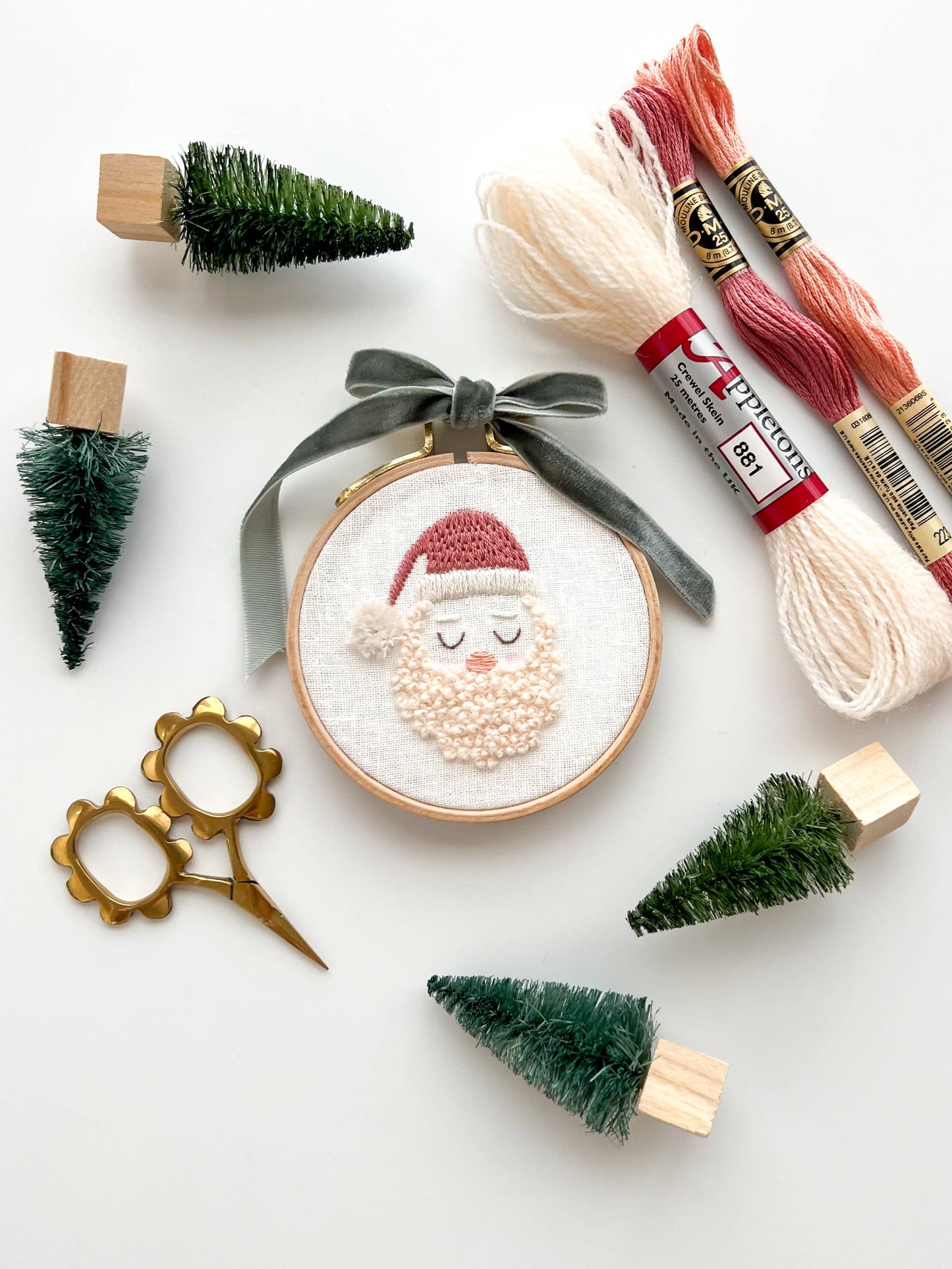 Santa Baby Embroidery Kit
