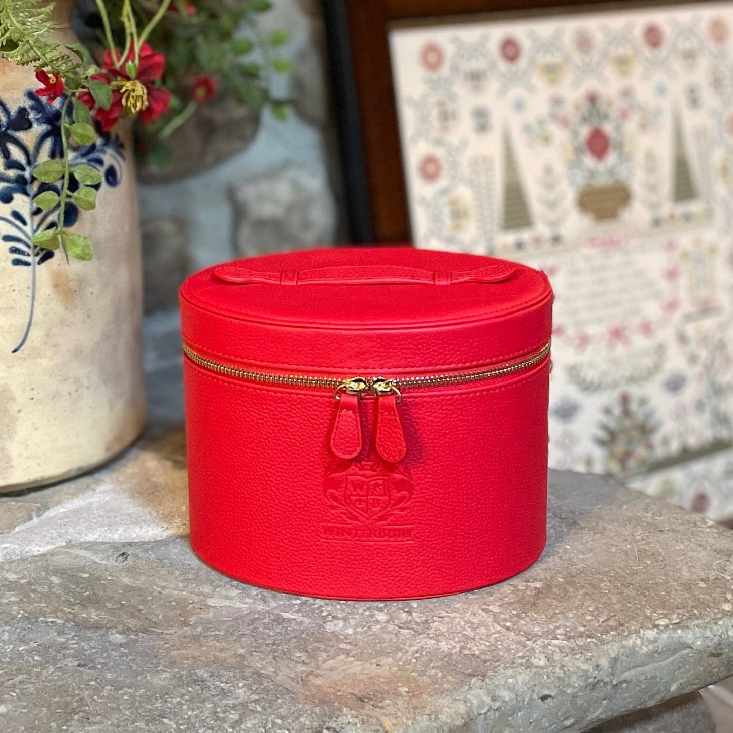 WinterBury Small Leather Needlework Case