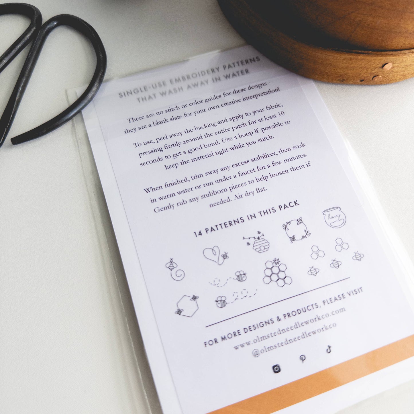 Stick and Stitch Bee Embroidery Patterns