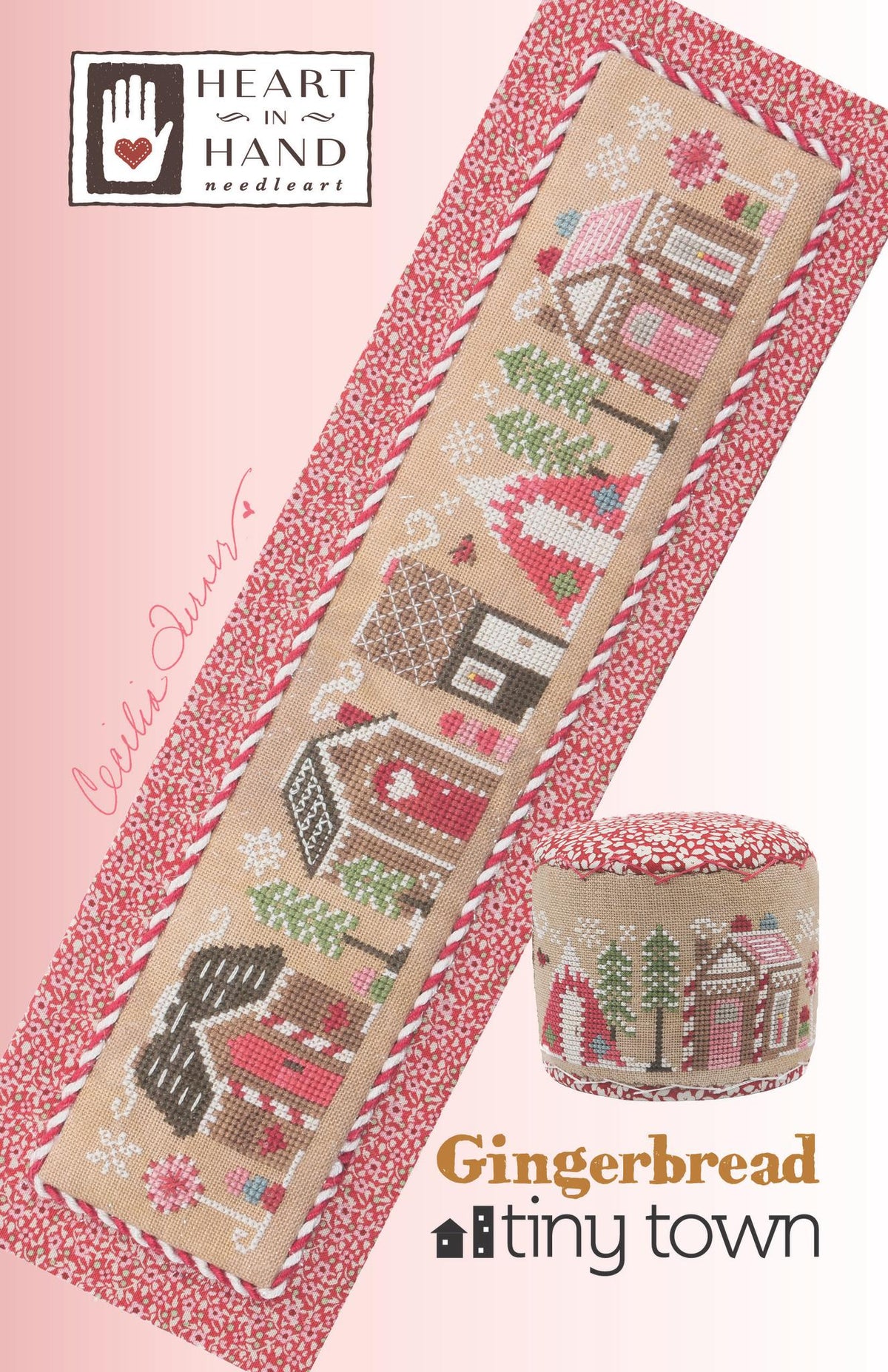 Gingerbread Tiny Town by Heart in Hand Needleart