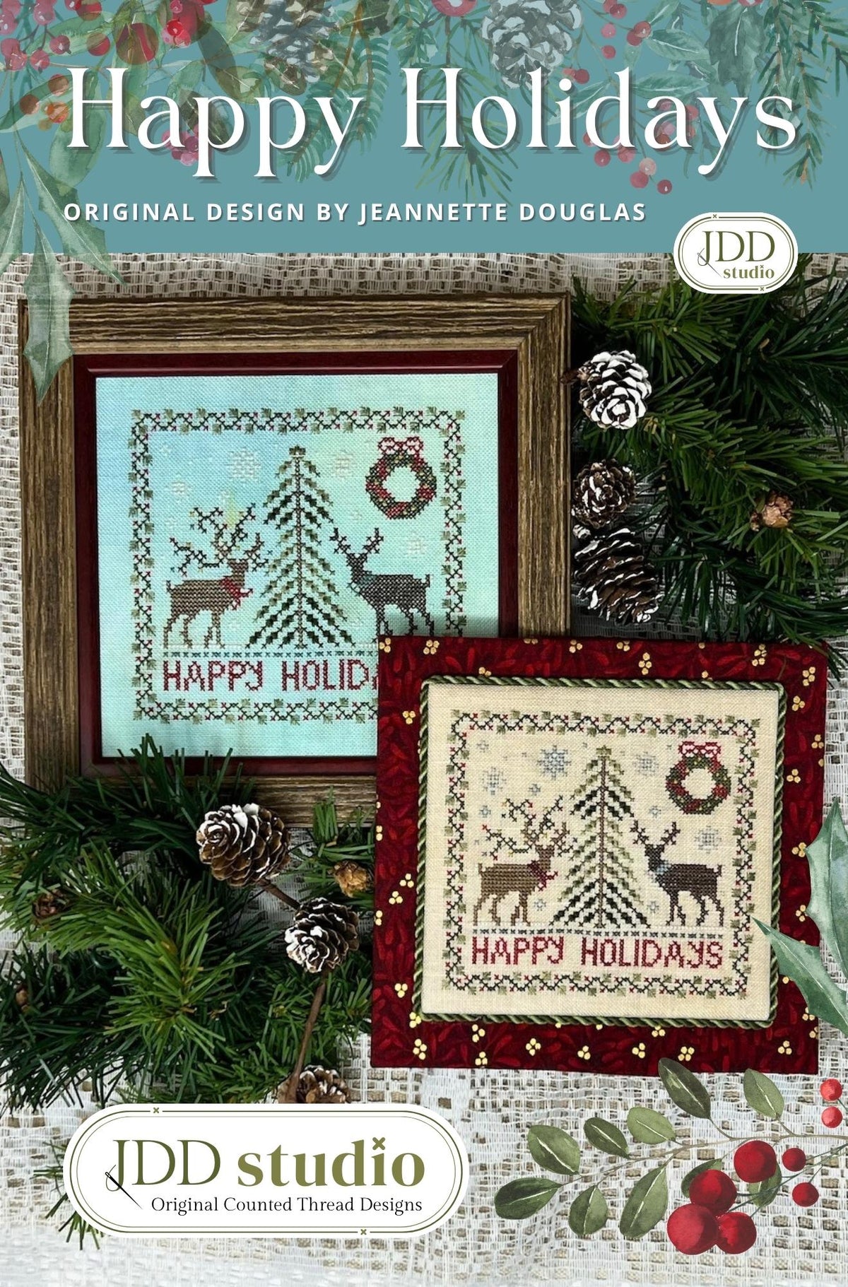 Happy Holidays by Jeannette Douglas Designs