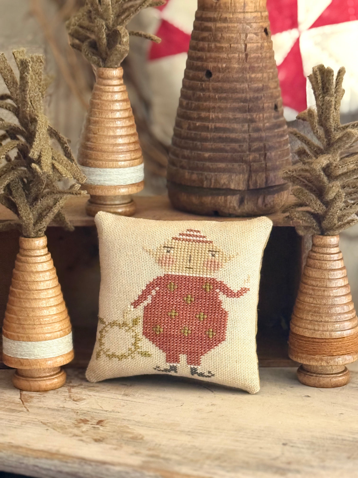 Alfie cross stitch design by Notforgotten Farm