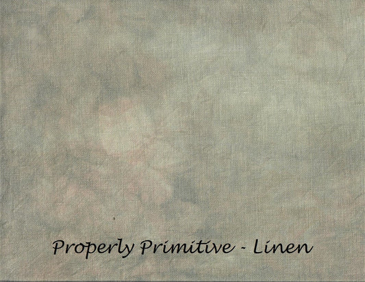 Properly Primitive hand dyed linen by Under the Sea Fabrics — Needlework Marketplace 2026