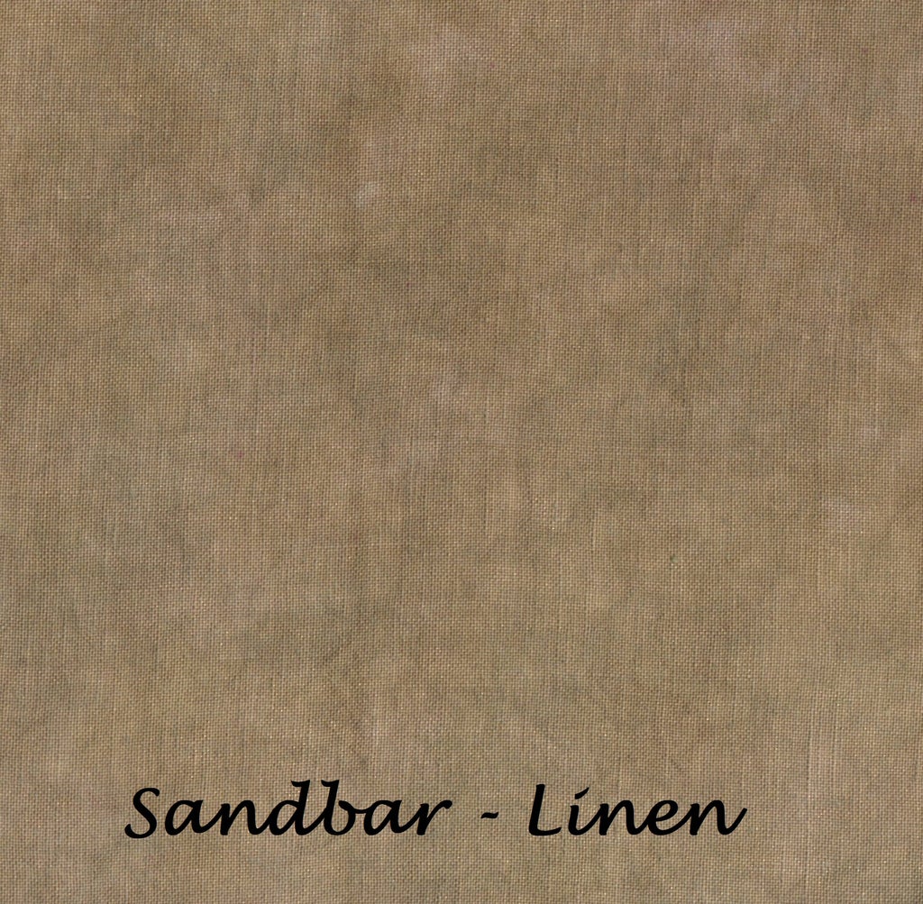 Sandbar hand dyed linen by Under the Sea Fabrics — Needlework Marketplace 2026