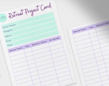 Retreat Piece Project Cards