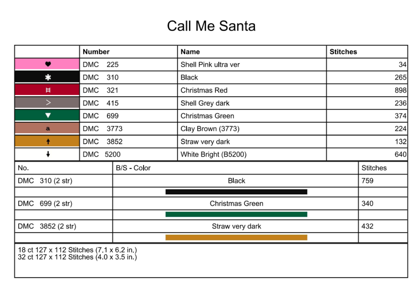 Call Me Santa (PDF) by Stacie Stitches Creative Studio