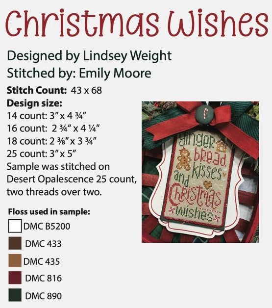 Christmas Wishes by Primrose Cottage Stitches