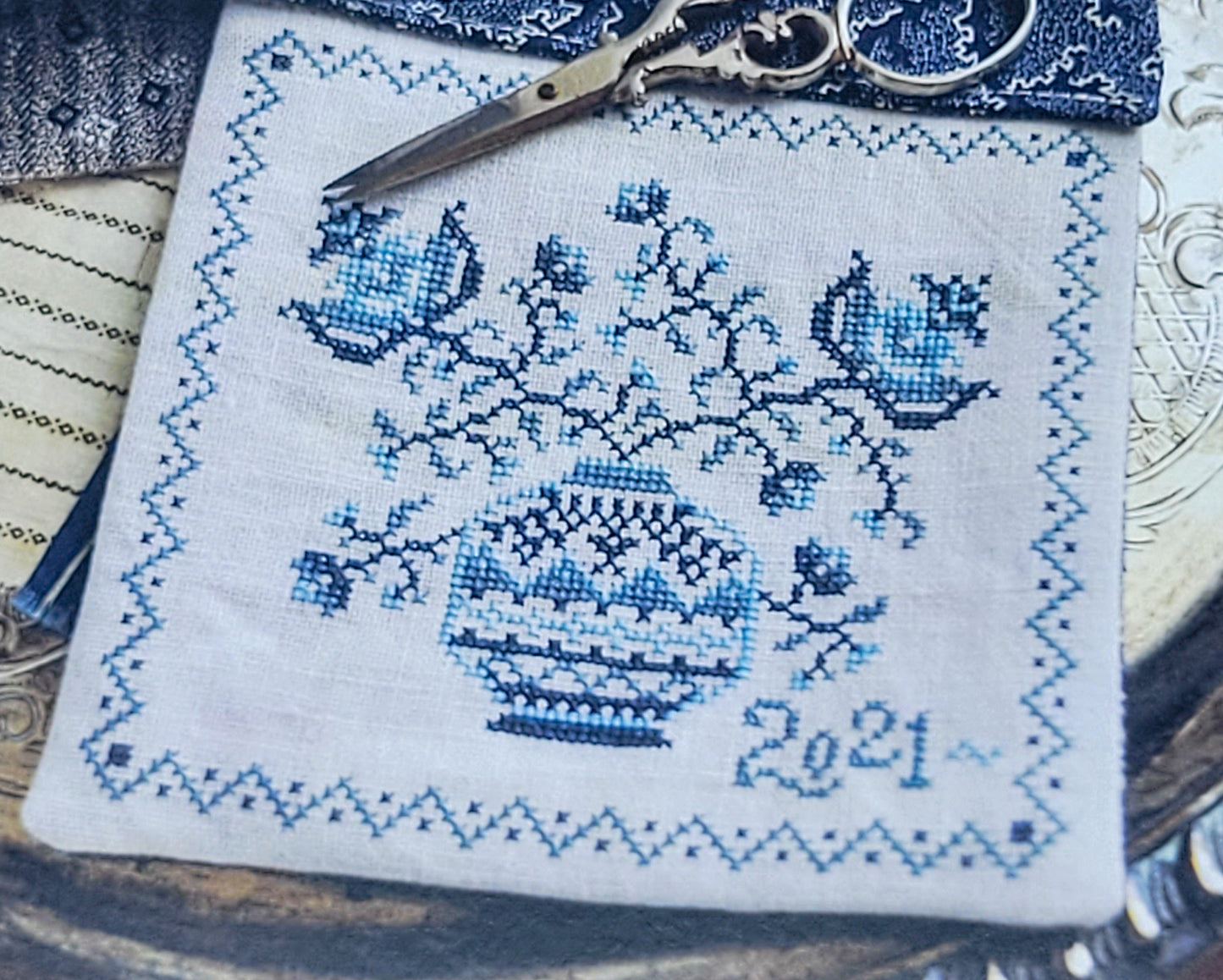 Delft Blues by Summer House Stitche Workes