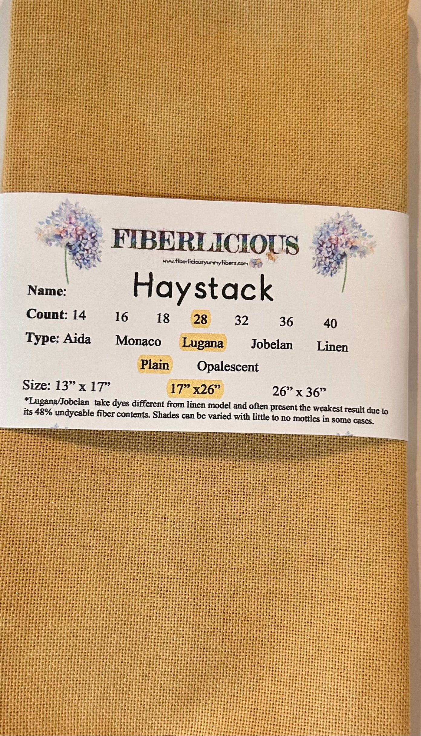 Haystack Fabric by Fiberliscious Yummy Fibers