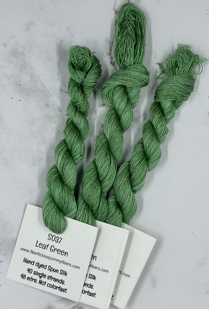 Hand-Dyed Silk by Fiberliscious Yummy Fibers