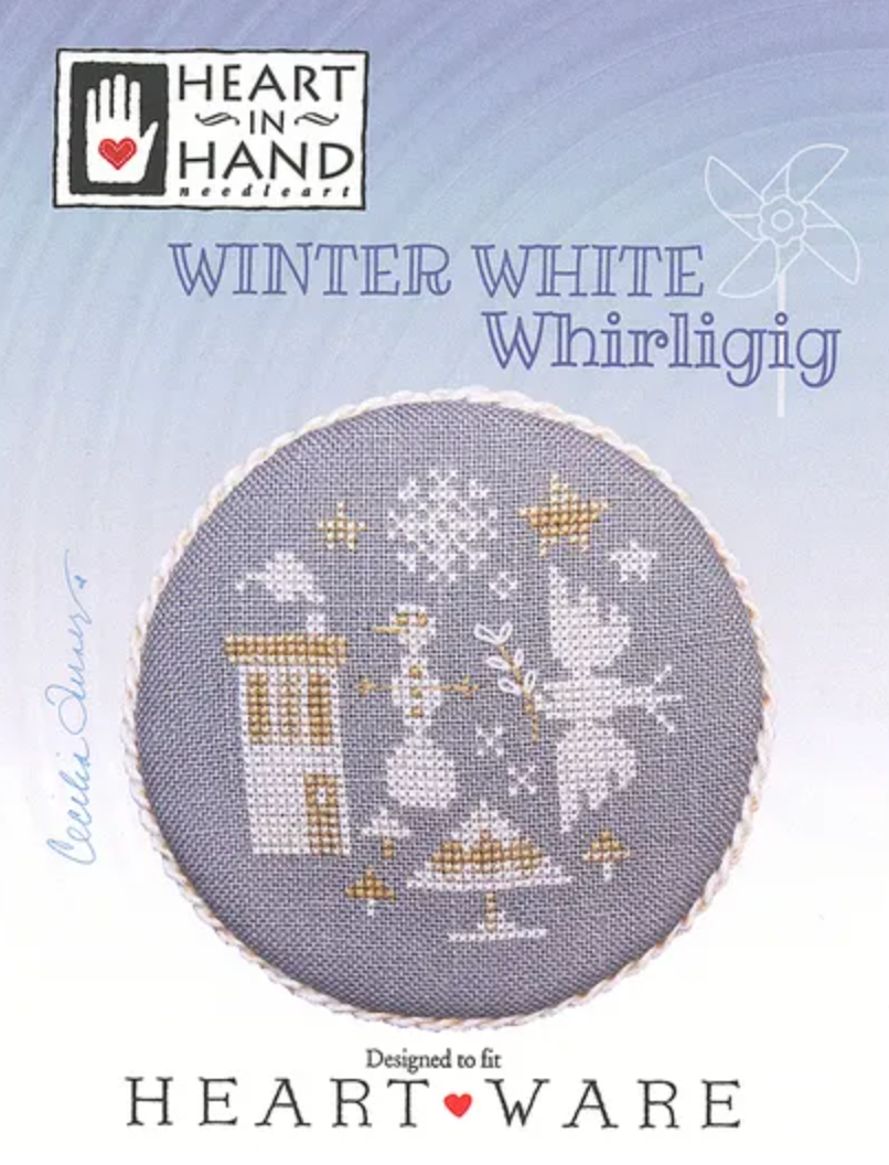 Winter White Whirligig