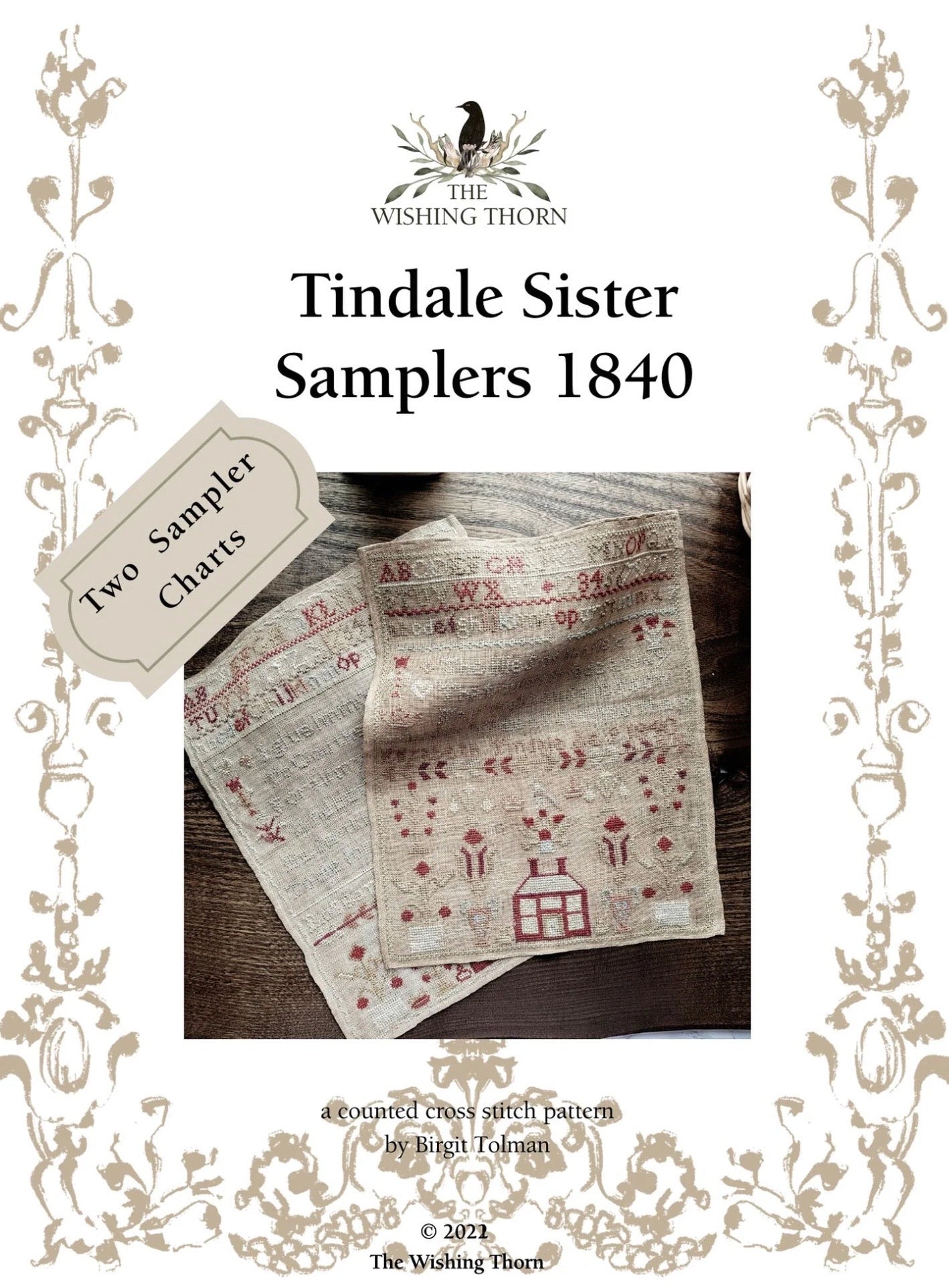 Tindal Sister Samplers 1840 (2 charts) by The Wishing Thorn