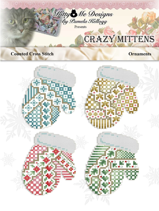 Crazy Mittens by Kitty & Me Designs