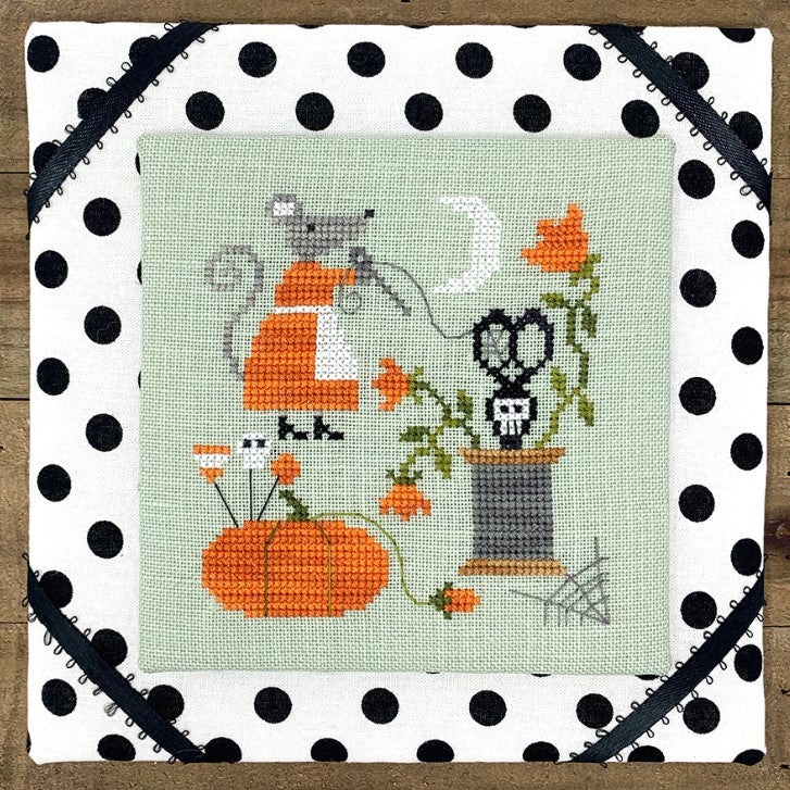 Mouse's Halloween Stitching by Tiny Modernist