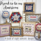 Proud to be an American Booklet by Little Stitch Girl