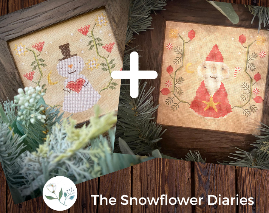 Santa & Snowman by The Snowflower Diaries
