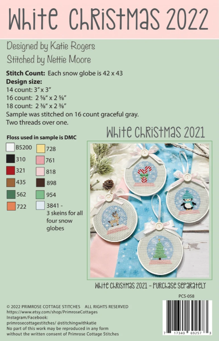 White Christmas 2022 by Primrose Cottage Stitches